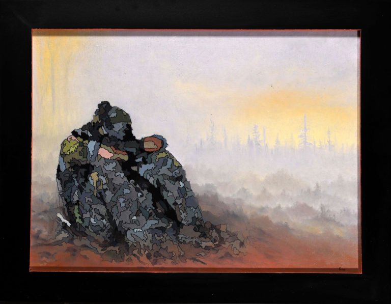 "Weary" by James Sisk 16” x 12” • Acrylic and Oil on Canvas